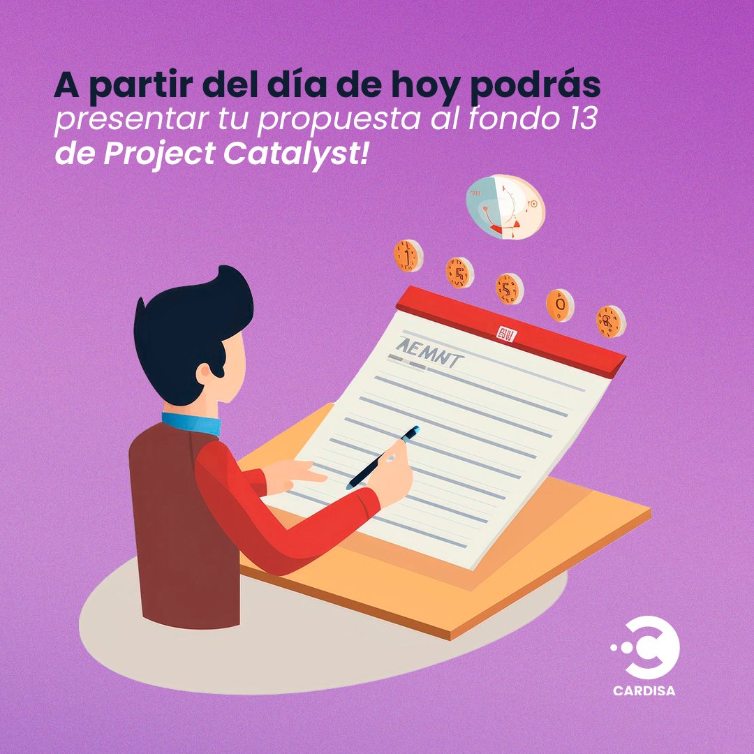 CardisaLatina's tweet photo. Las presentaciones de propuestas están abiertas durante dos semanas, durante las cuales los proponentes pueden presentar borradores de ideas.

¡No te quedes sin participar! 🤩

#ProjectCatalyst #cardanolatam https://t.co/VVZ3dPHkEd