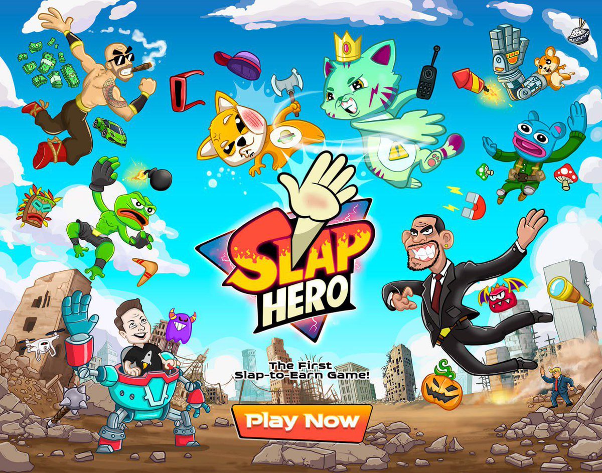Ready to slap your way to crypto fame? 🚀 <a href="/slapherogame/">Slap Hero</a> blends meme magic with real earnings! Celebs get slapped, you get paid! 

Join the fun, follow us, and let's make it rain with laughs &amp; gains! 

#SlapHero #TON