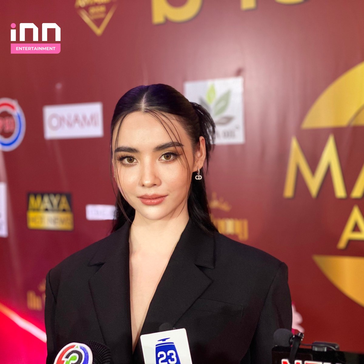INNNEWS's tweet photo. 📸 สวยปังมากค่ะ สำหรับสาว “มุกดา-นรินทร์รักษ์” ในงาน ประกาศรางวัล MAYA TV AWARDS 2024 ♥️

#iNNNews #มุกดานรินทร์รักษ์ #mookdanarinrak #มายามหาชน2024 #MAYATVAWARDS2024 #ไม่พลาดทุกเรื่องอินเทรนด์ https://t.co/bkVyYavR1O