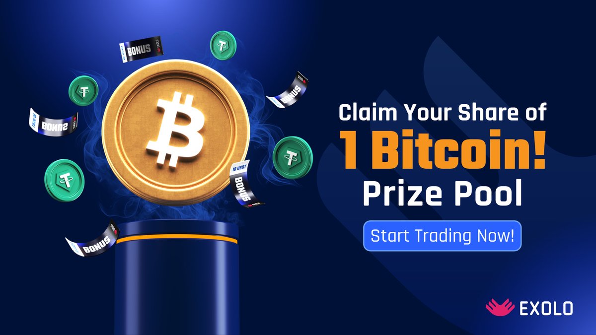 Exolo_official's tweet photo. ๐#EXOLO FUTURES Trade Challenge is HERE๐
Up to 35 $USDT in bonuses!๐ต
Limited to just 500 SPOTS!๐ฅ
Get in NOW! #BITCOIN๐จ
๐ https://t.co/Pn59Y0KUir