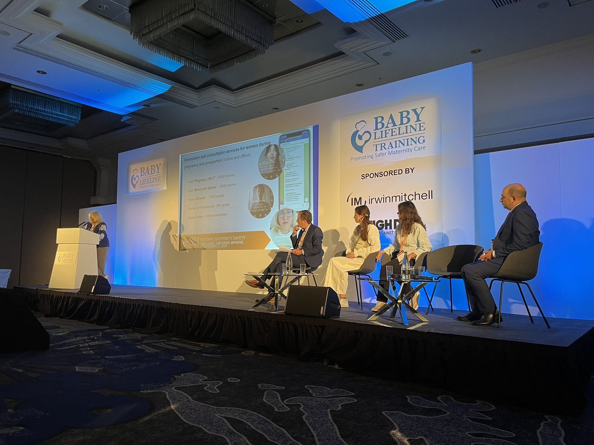 babylifeline's tweet photo. Larysa talks about the initiatives in Ukraine since the war has begun to improve care:
- remote consultation services
- ⁠supporting professionals to improve mental health 
- ⁠training on midwifery support in emergencies

#MatSafety2024 https://t.co/8sg1tC4HAb