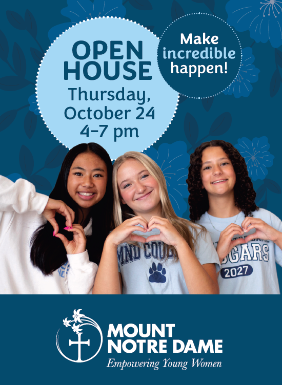 Discover what makes MND a place where young women thrive at Open House on Oct 24, 4-7pm. Tour our campus, meet our faculty &amp; explore the diverse programs that empower our students to excel academically, grow personally, &amp; lead with confidence. Register at: mndhs.org