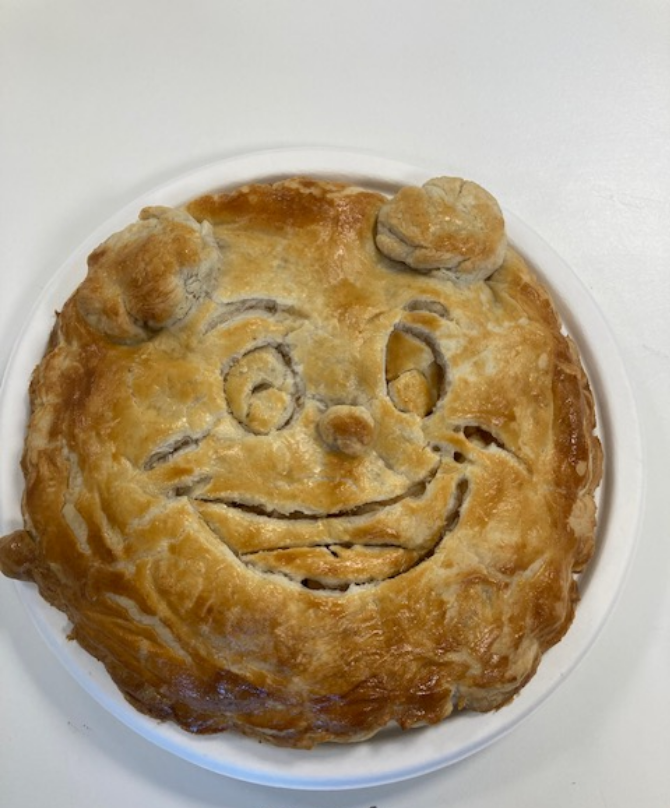 CedarbankSchool's tweet photo. We learned about the tradition of 'Galette de Roi' in bakery this morning- a French pastry with a lucky charm inside- and made one to join in the breakfast festivities with Madame C! The person who finds the 'charm' gets to wear a crown for the day! #languagesweek #creativity https://t.co/xymEisPAAS