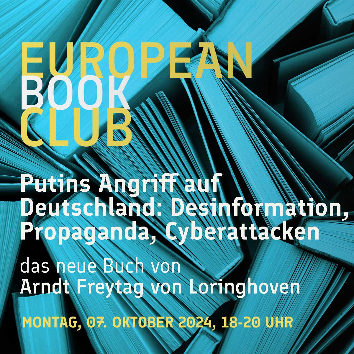 LiberaleModerne's tweet image. 📚 #LibMod #EuropeanBookClub Wir freuen uns sehr, Arndt Freytag von Loringhoven @FreytagArndt mit seinem neuen Buch „Putins Angriff auf Deutschland: Desinformation, Propaganda, Cyberattacken“ bei unserem nächsten European Book Club am 07. Oktober begrüßen zu dürfen!

#Russland…