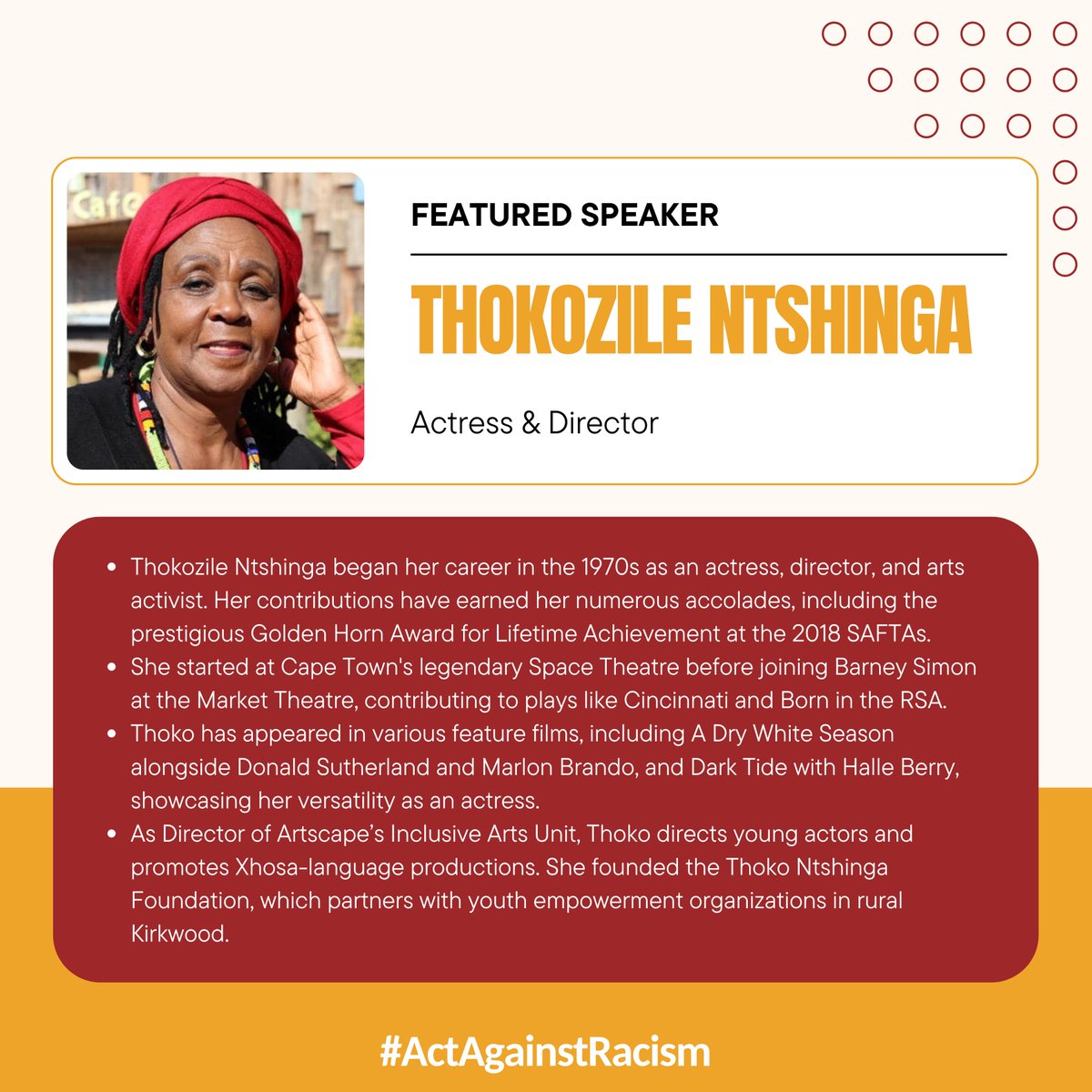 🎤 Speaker Announcement for SAGA SPEAKS 🎬

Join us for an insightful panel discussion, followed by drinks and snacks for our networking social, where we can continue the conversation and connect with industry professionals.

27th September 2024 @ 4:00 PM
#ActAgainstRacism