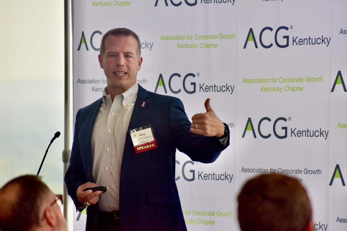 NCMM Managing Director, Doug Farren, attended the ACG Kentucky Fall Kickoff to share valuable insights from the Mid-Year Middle Market Indicator. Thank you to Terry McWilliams, ACG Kentucky for capturing this special moment! 

acg.org/kentucky/news-…