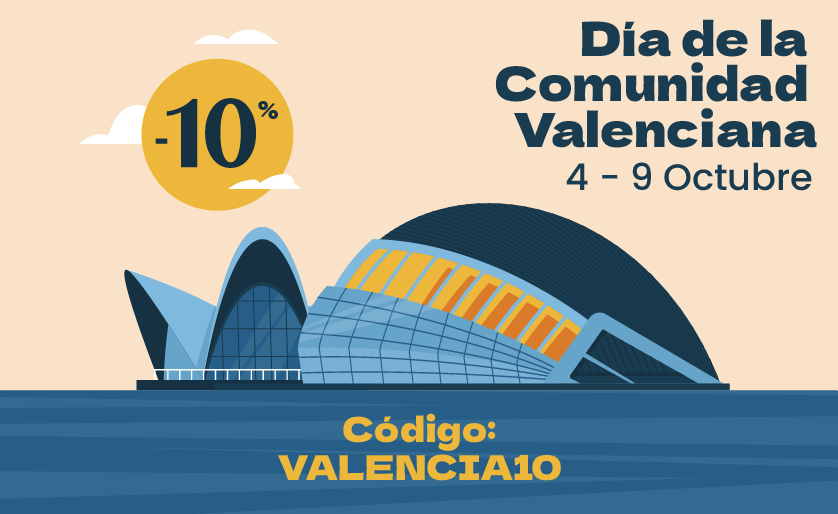 Queremos rendir homenaje a nuestra querida tierra, y qué mejor manera de hacerlo que ofreciéndote un 10% de descuento en nuestros productos. 🌿💨

Solo por tiempo limitado, celébralo utilizando el código: 
VALENCIA10

¡Felices fiestas de la Comunidad Valenciana! 🎊