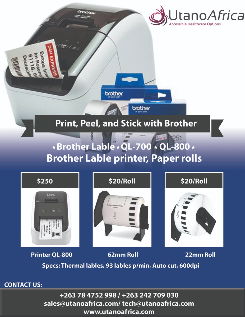 utanoafrica's tweet photo. Fast, reliable, and easy-to-use label printing #printer https://t.co/mFimOBAqEM