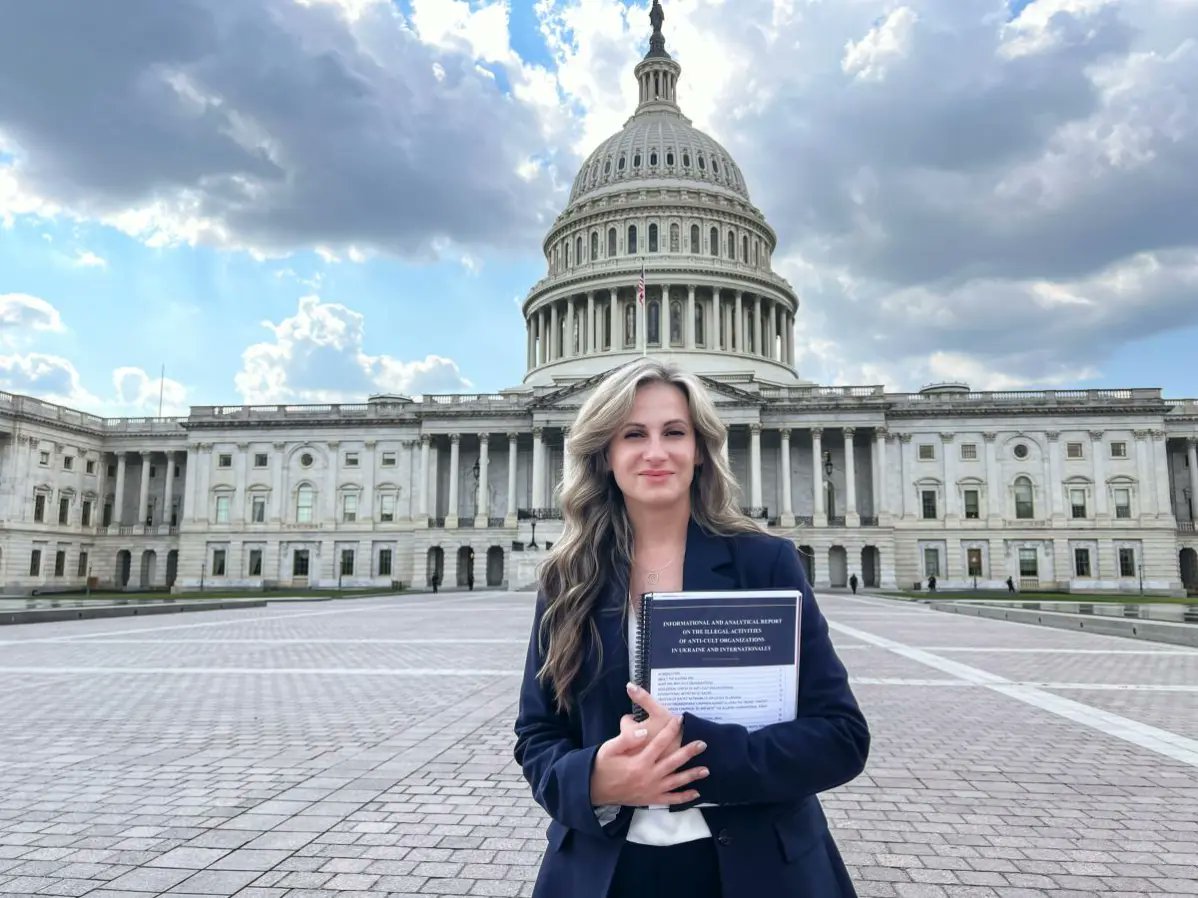 GlobEcoCrisis's tweet photo. 🌐 #ALLATRA President Maryna Ovtsynova Attends High-Level Meeting at U.S. Commission on International Religious #Freedom

During the meeting, the widespread destructive #activities of anti-cult organizations and their agents across various countries.

 📣https://t.co/3glCWP28YU… https://t.co/Qv9L6qIze6