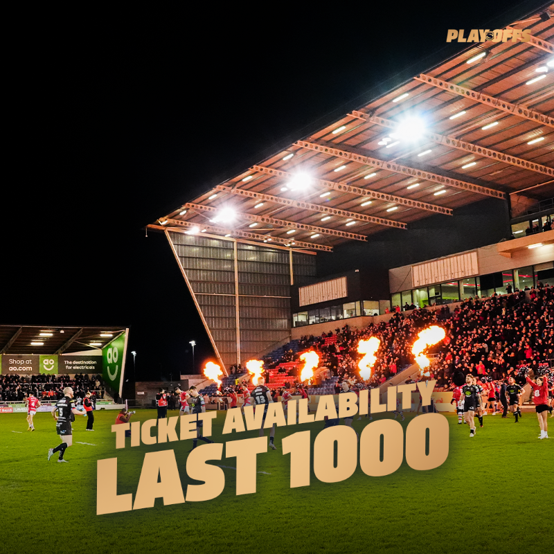 SalfordDevils's tweet photo. 📉 Under 1000 and falling rapidly...

Do not miss out. Roar on your Red Devils in the playoffs! 👇
