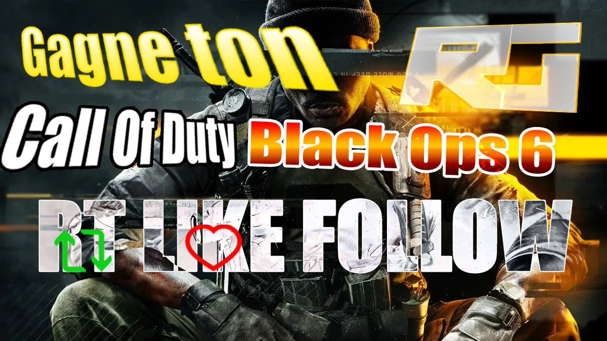 RGFR__'s tweet photo. 📢Pour fêter la sortie de #BLACKOPS6  
L'équipe de RealityGaming vous offre Black Ops 6 sur la plateforme de votre choix 🎉

Pour participer :
🔄RT +❤️Like  
📲Follow @RGFR__ 
🎰 Tirage au sort le 25/10