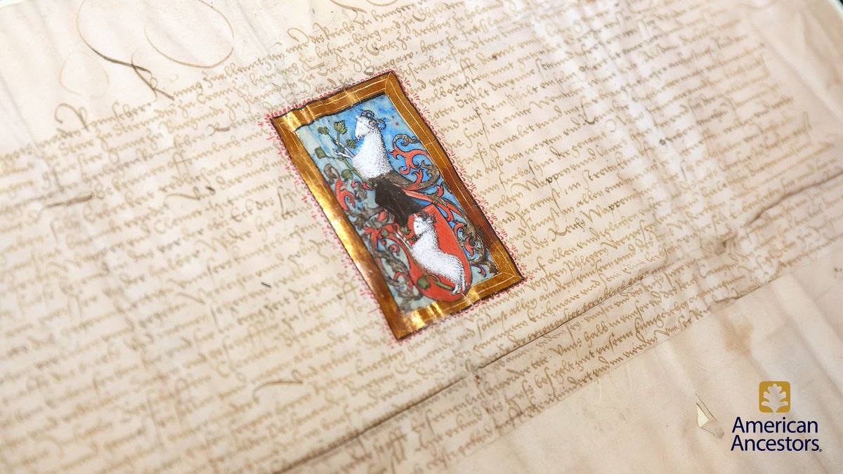 AncestorExperts's tweet photo. Day 2 of #ICGHS concluded with an incredible heraldic exhibit, showcasing treasures like the Gore Roll, Promptuarium Armorum, the Grant of Arms to Christopher Browne, and the Grant of Arms to Nicholas Kirchmair! View the schedule for Day 3 here: https://t.co/aSMmxv88ie https://t.co/iTXius1QT7