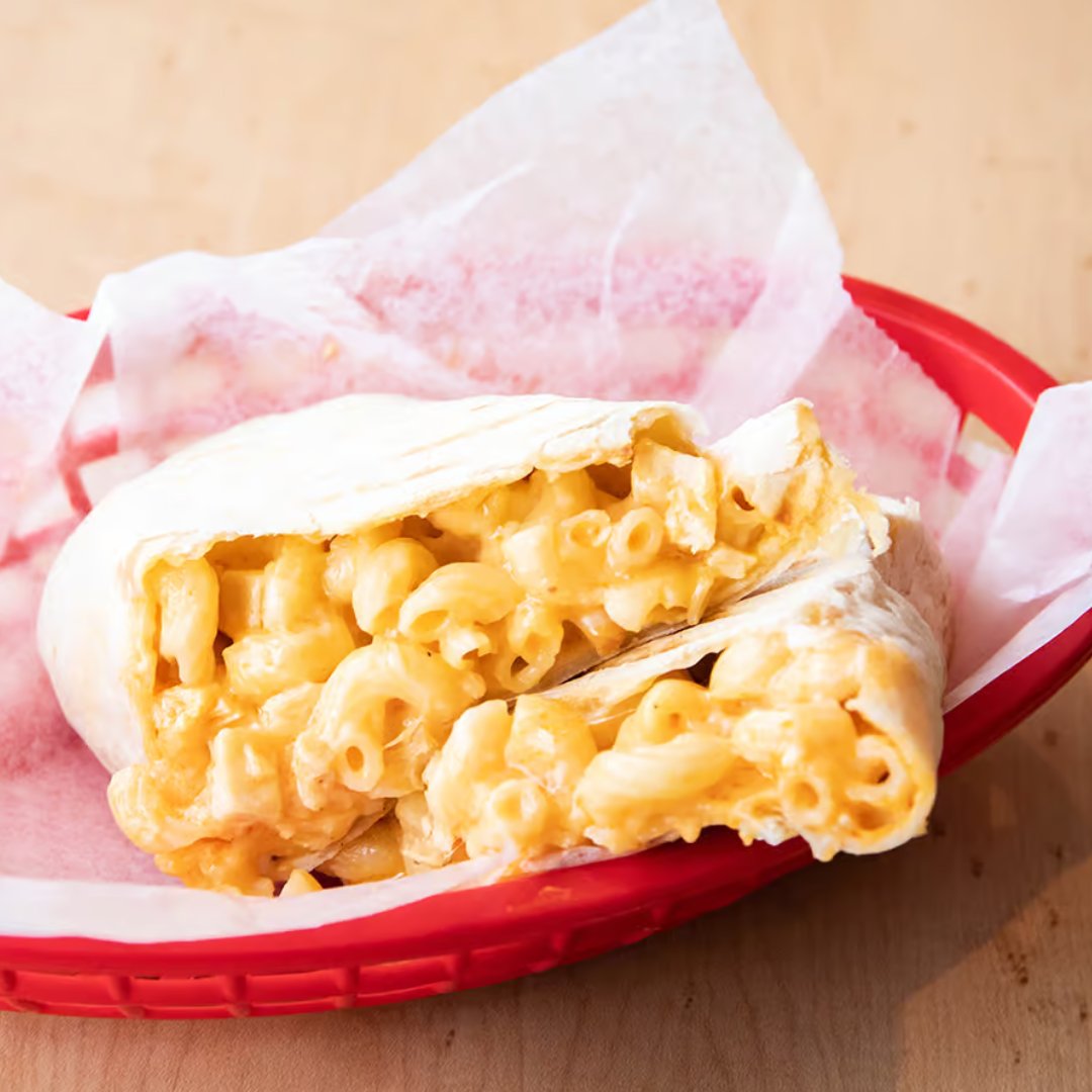 Mac_n_Choose's tweet photo. Sweater weather is here! Time to cozy up with our Mac-a-rrito. 🍁😋

ORDER NOW:
https://t.co/c1ID31OcrF https://t.co/q3YCleo0Ng
