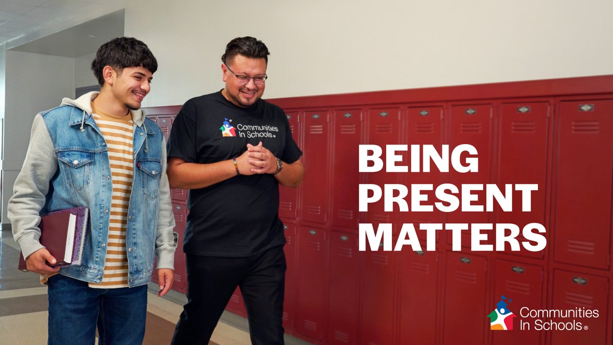 We are Communities In Schools, and we are present in 3,000+ schools across the country to ensure students have the support necessary to attend school and be present and ready to learn. Join us to help overcome chronic absenteeism by sharing this post! 

#BeingPresentMatters
