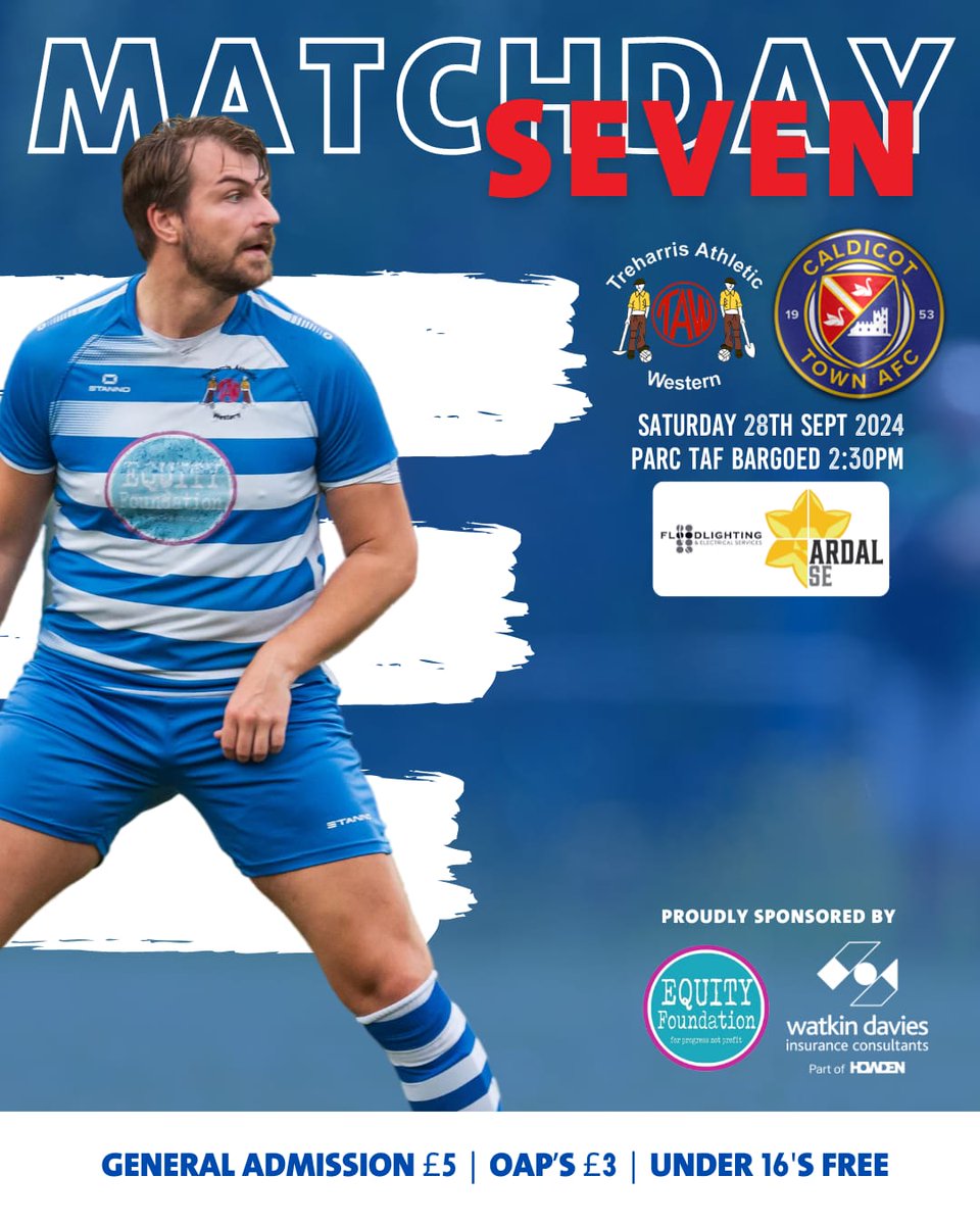 The 1sts are at home on Saturday, looking to make it back to back wins v <a href="/CaldicotTownAFC/">Caldicot Town AFC</a>
⏰️2.30pm.
💰£5 (£3 oap).
🌞 will be making an appearance.
🌭 &amp; 🍺 in the clubhouse.
⚽️⚽️⚽️⚽️⚽️⚽️⚽️⚽️⚽️
#TAWFC