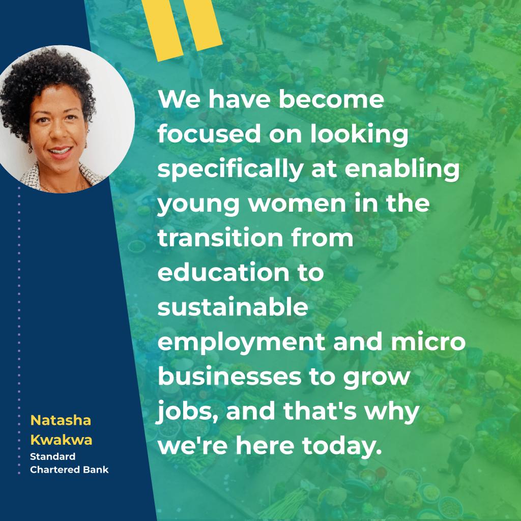 FightPoverty's tweet photo. ๐ Sharing insights from our Global Goals Summit 2024 Fireside Chat & Workshop with Futuremakers by @StanChart (Part 1)! Hear from speakers on how to improve the finance ecosystem for young women entrepreneurs ๐ฌย Join now ๐ https://t.co/EYTEbxBeg8 #BFP_UNGA #BFP_Live https://t.co/mEnMLRbPrc