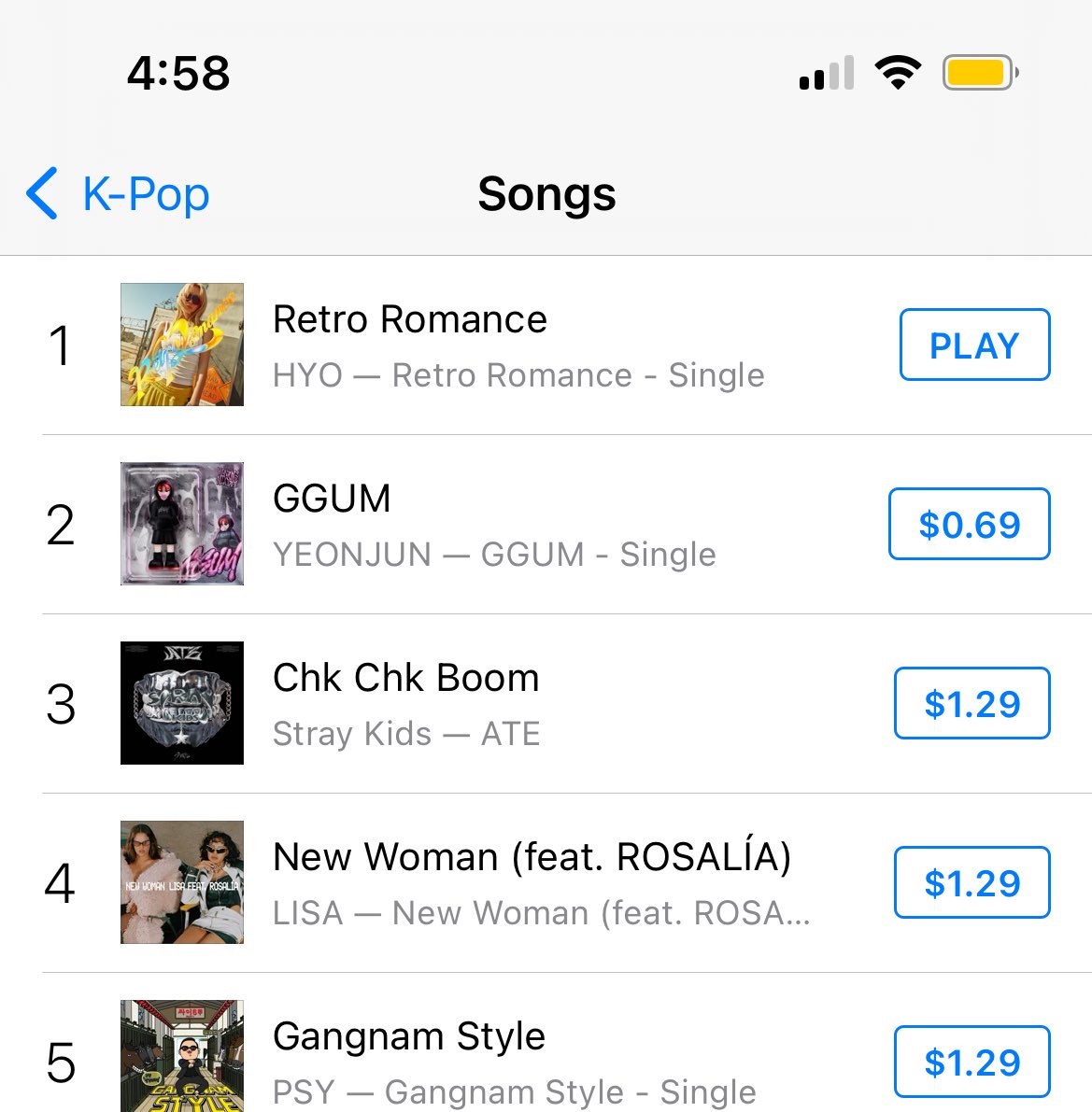 AugSop's tweet photo. Omg 1st in the usa kpop chart RETRO ROMANCE OUT NOW
#효연 #HYO #HYOYEON
#RetroRomance
#RetroRomance_Hyo
#WelcomeBackHyo @HYOYEON_Updates https://t.co/pO6QwS5N2d