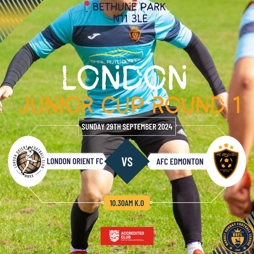 London Junior Cup here we go!