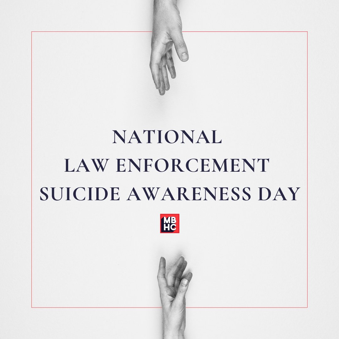 MissouriBHC's tweet image. Nat Law Enforcement Suicide Awareness Day raises awareness about suicide among law enforcement officers, to end the stigma around seeking help, provide support, &amp;amp; prevent suicide by assuring everyone they aren&apos;t alone. @MOCIT4 #mocit #suicideprevention #mentalhealthmatters