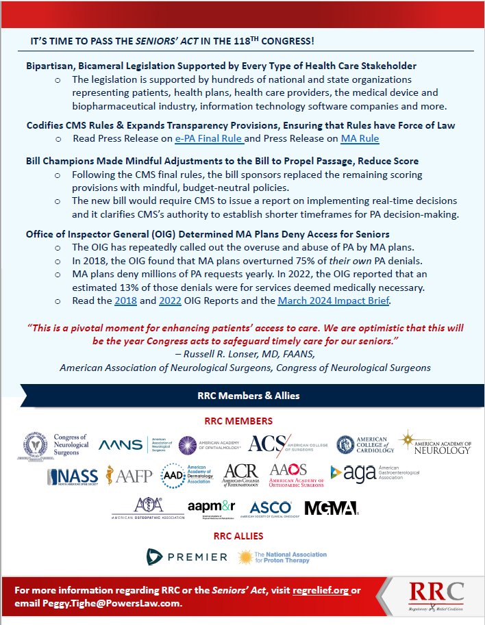 regrelief's tweet photo. Learn more about the #SeniorsAct (H.R. 8702/S. 4532) that 450+ health organizations and 250+ members of the #House &amp; #Senate support at https://t.co/Pkz7NzHdZu

It’s time to #PassTheSeniorsAct and #FixPriorAuthorization https://t.co/mp3jww8Eii