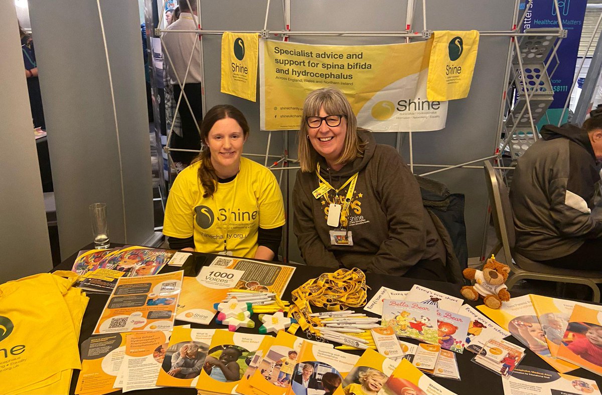 SHINEUKCharity's tweet photo. Shine's support and development workers, Denise and Kate, are an @otac_uk conference  today.
We plan to attend these conferences for professionals, such as occupational therapists and healthcare professionals to provide information, support and increase awareness. https://t.co/EkLBsW7XQ4