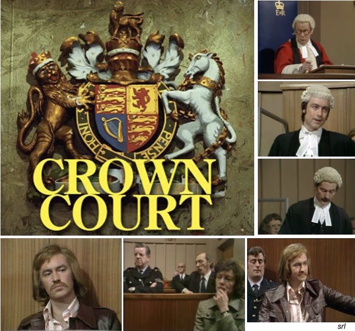 SaveRedlandLibr's tweet photo. 3pm to 4:30pm TODAY on @TalkingPicsTV

From 1973, all 3 parts of s2 Case 32 of #CourtroomDrama📺 #CrownCourt “The Long-Haired Leftie: R. v Dowd” directed by #MichaelCurrerBriggs &amp; written by #DavidWeir

🌟#WilliamMervyn #DavidAshford #BernardBrown #RonPember #DavidCalder https://t.co/bPdQruWdIN
