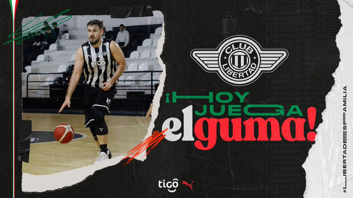 BasketLibertad's tweet photo. DÍA DE JUEGO! 🏀🏁

🆚 Félix Pérez Cardozo 
🕤 26/09 || 19:30.
🏟️ La Huertita.

#VamosGUMA https://t.co/aNW5adGJtx
