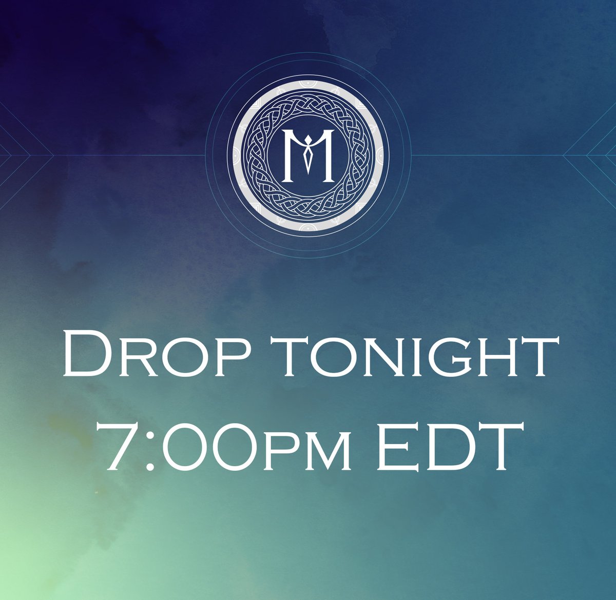Hi!  Just a reminder that there is a drop happening tonight @ 7:00pm EDT.  Hope to see you there!