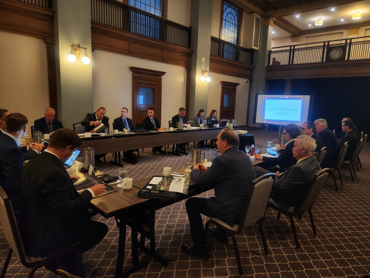 KevinHollandMPP's tweet photo. This morning, I had a great meeting with the Ontario Forest Industries Association (OFIA)!
I’m excited to continue our collaboration in my role as Associate Minister of Forestry and Forest Products to further grow and strengthen Ontario’s forest sector.
#OFIA #Ontarioforestry https://t.co/vH8jGn7MM2