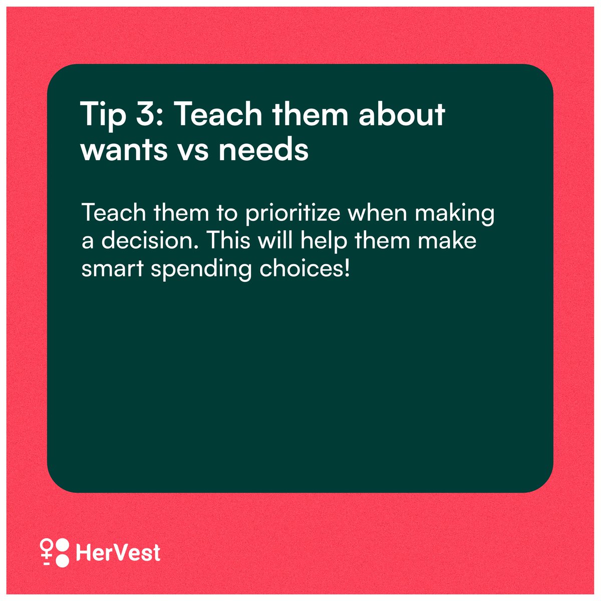 Hervestng's tweet photo. Raising financially-savvy kids? Yes, please!
Here are some smart money tips for raising your mini-me’s
Start shaping their financial future today!
#HerVest #FinancialLiteracyForKids #RaisingFinanciallySavvyKids #SmartMoneyTips #KidsAndMoney #MoneySmarts #FinancialFreedom https://t.co/SAV0nC23tX