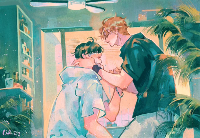 [ARTBOOK PREVIEW] Tapioca cheeks &amp; Season's greetings I love to take zine promo as a chance to review my past creation, and shout out about my less popular paintings  Book pre-order is opening on   Don't miss the chance to catch it  