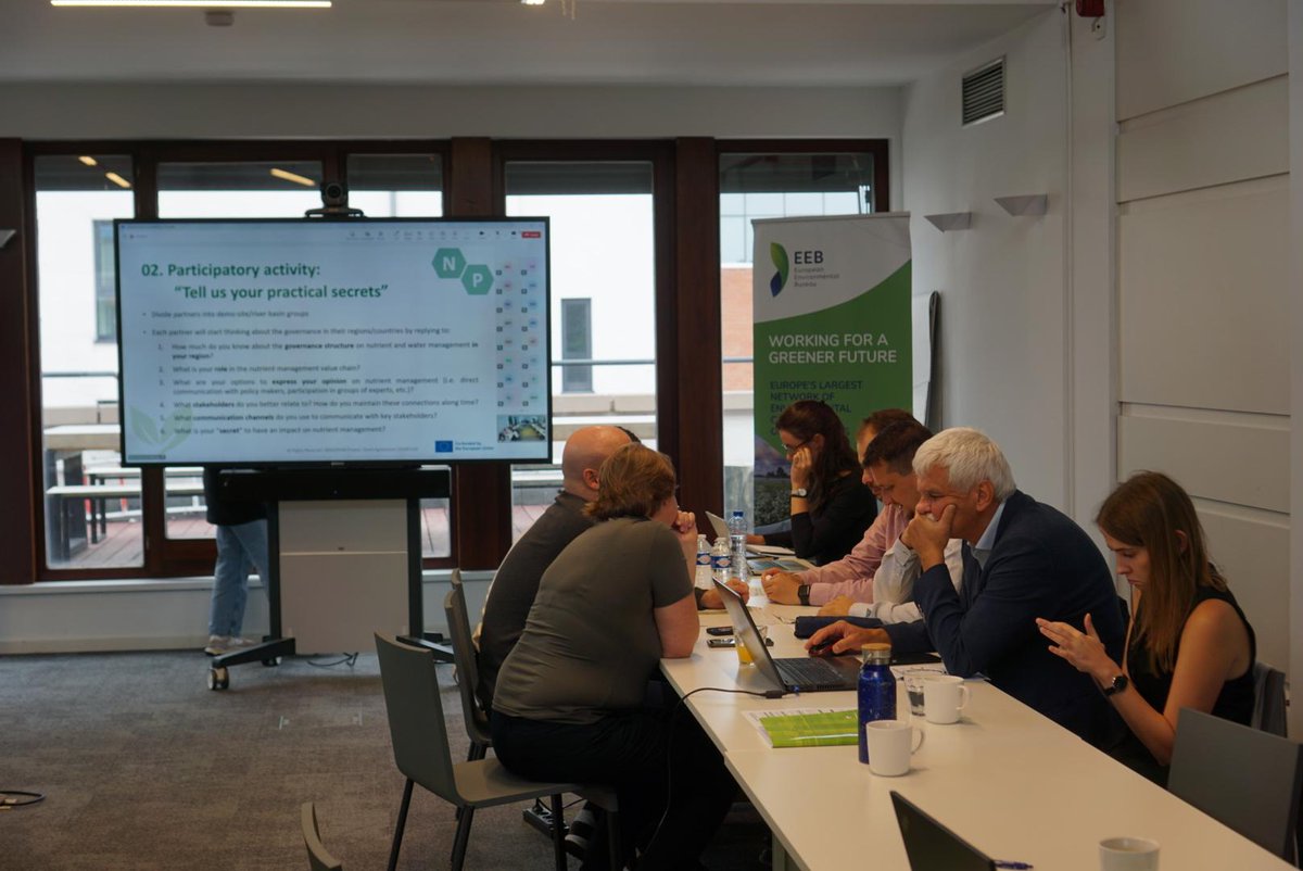 NenuPhar_EU's tweet photo. Last week we travelled to BXL for @NenuPhar_EU's 1st General Assembly!🤝

We explored progress of demo cases, found ways to reinforce collaboration to optimise solutions to #NutrientPollution across Europe, shared ideas, and got to meet face to face again!👍

Until next time!💪 https://t.co/YlfuQqpecs