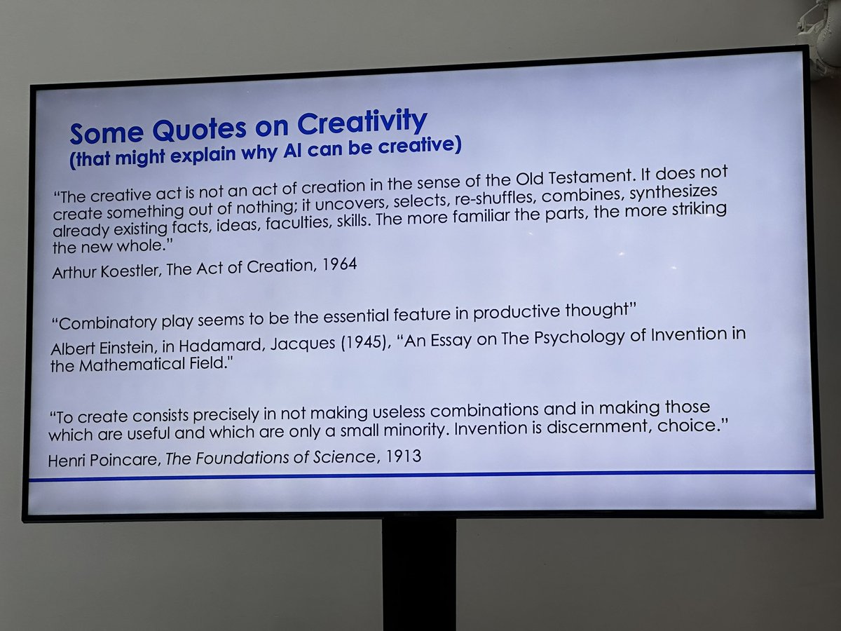 faris's tweet photo. Yes - this. Ideas are new combinations. #geniussteals 🤣❤️#arfcreative @Columbia_Biz https://t.co/Mmkj2ntlnZ