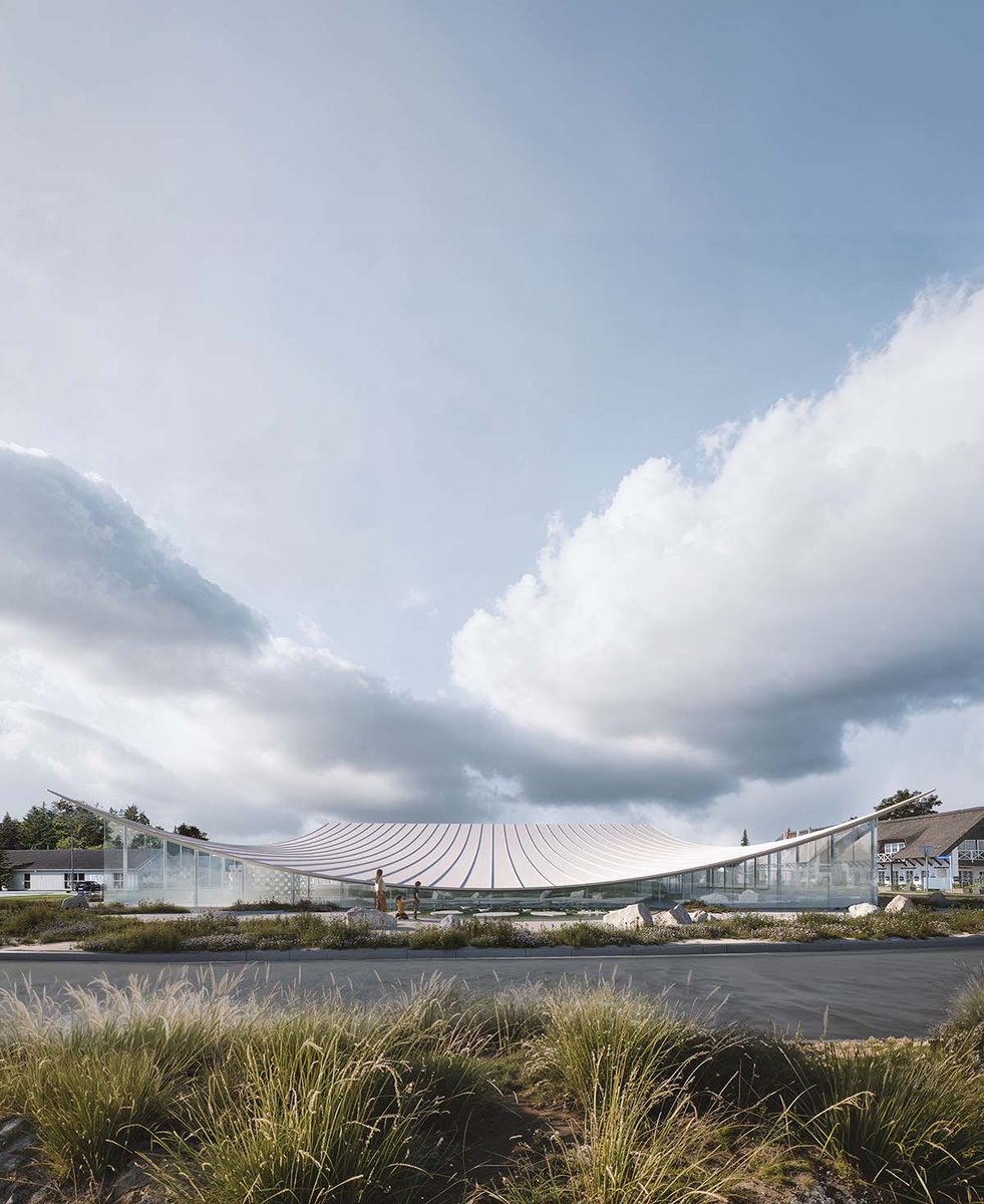 WACommunity's tweet photo. BIG unveils design for a new Paper Art Museum with a lightweight roof structure in Denmark: https://t.co/ZPhoDTTFgD #denmark #architecture https://t.co/9IHRj7LakO