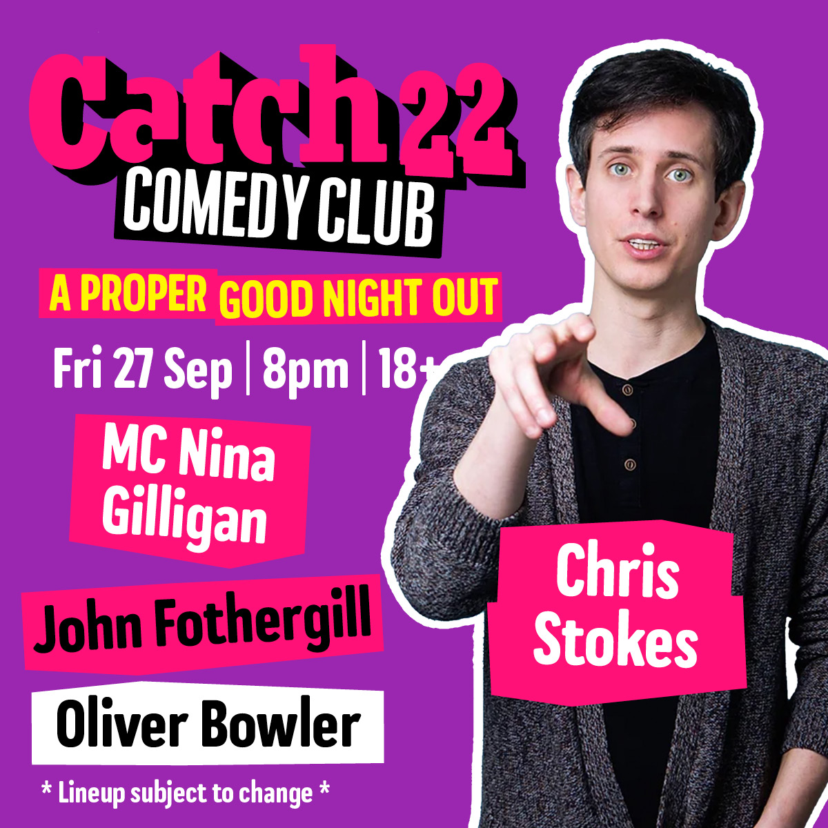 Catch22 Comedy Club tweet media