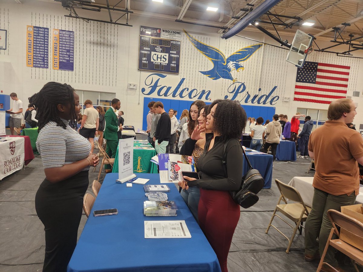 shs_guidedept's tweet photo. Thank you so much @FalconsCHS for hosting the College, Career, &amp; Military Fair. Our Strasburg Seniors and Juniors had a great time exploring their post secondary options! https://t.co/SYDgCv7lc7