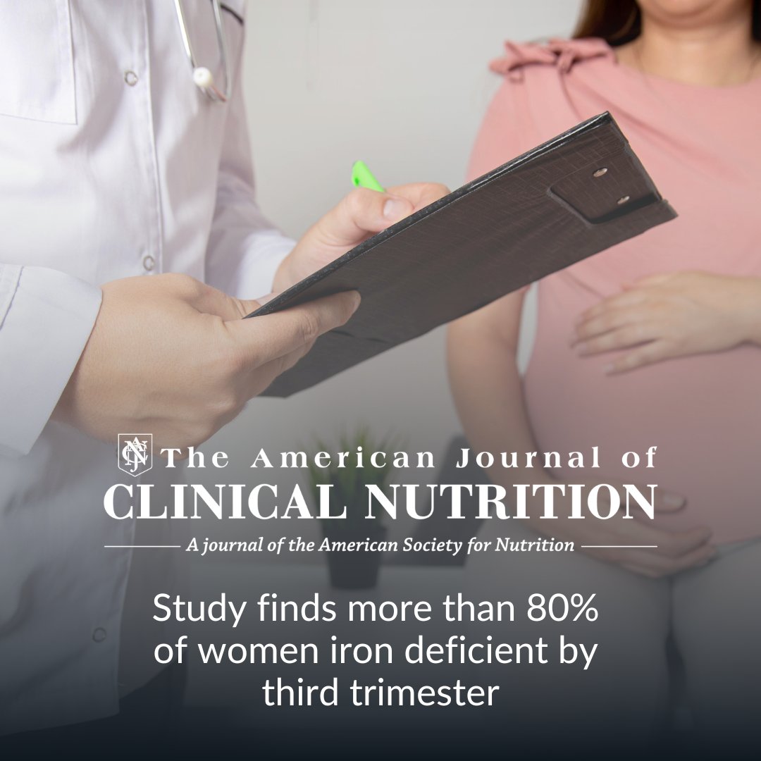 American Society for Nutrition (@nutritionorg) on Twitter photo New study and accompanying editorial published in <a href="/AJCNutrition/">American Journal of Clinical Nutrition</a> make strong argument for routine iron screening for all pregnant women. Read the full release: nutrition.org/study-finds-mo… New study and accompanying editorial published in <a href="/AJCNutrition/">American Journal of Clinical Nutrition</a> make strong argument for routine iron screening for all pregnant women. Read the full release: nutrition.org/study-finds-mo…