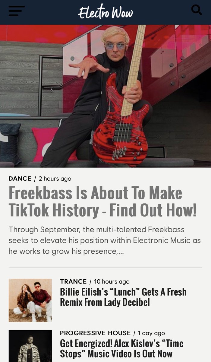 freekbass's tweet photo. Thank you @electrowow …three more days to go https://t.co/IumetQmLU2 🎧 #TikTok #tiktoklive #bassplayer https://t.co/3ye2ykuOpi