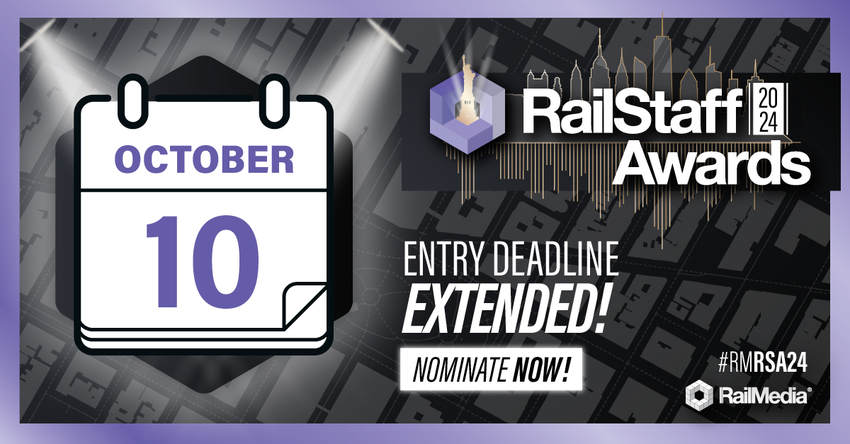 📢ENTRY DEADLINE EXTENDED📢  
The nomination deadline has been extended to 10th October for any last-minute nominations that you would still like to put through.  
#entrydeadlineextension #railstaffawards #nominations #getnominating #recognition