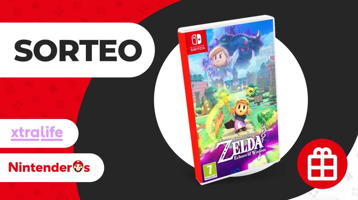 ¡Sorteamos otra copia más de Zelda: Echoes of Wisdom para Nintendo Switch gracias a <a href="/xtralife_es/">xtralife</a>!  

1⃣ Suscríbete a nuestro canal de YouTube: youtube.com/channel/UCcNId… 
2⃣ RT aquí

¡Suerte! - nintenderos.com/2024/09/sortea…