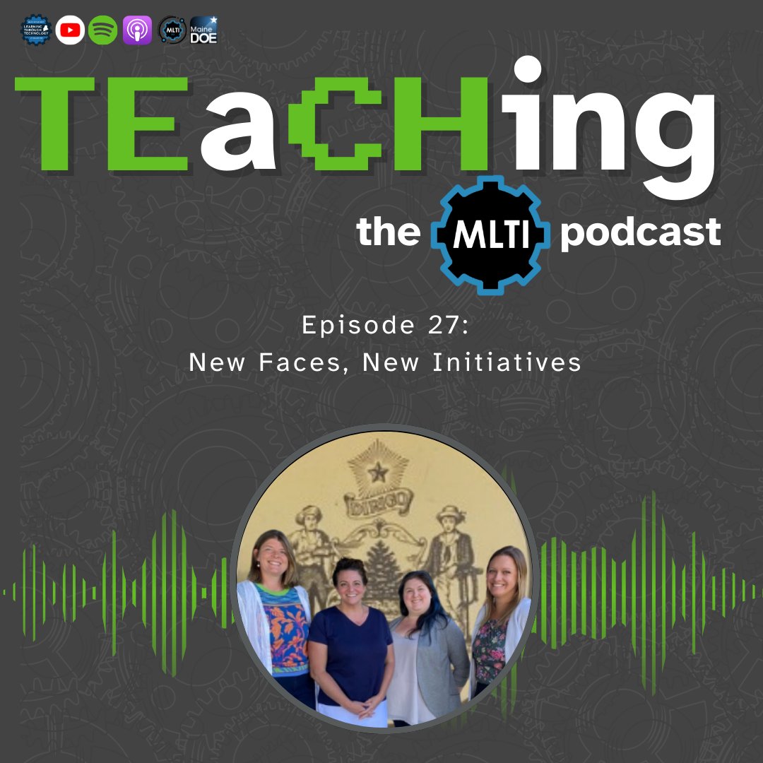 Learning Through Technology at Maine DOE (@mainedoeltt) on Twitter photo The #TeachingWithTech podcast's first episode of the 24/25 school year. We welcome our new cadre of #MLTI Ambassadors, check in with @KernKelley about CommutePD and SLAM as well as Tim Reynolds about the upcoming Harvest of Ideas Conference.
spotifyanchor-web.app.link/e/DiTCiqvCbNb
<a href="/mdoenews/">ME Dept of Education</a> The #TeachingWithTech podcast's first episode of the 24/25 school year. We welcome our new cadre of #MLTI Ambassadors, check in with @KernKelley about CommutePD and SLAM as well as Tim Reynolds about the upcoming Harvest of Ideas Conference.
spotifyanchor-web.app.link/e/DiTCiqvCbNb
<a href="/mdoenews/">ME Dept of Education</a>