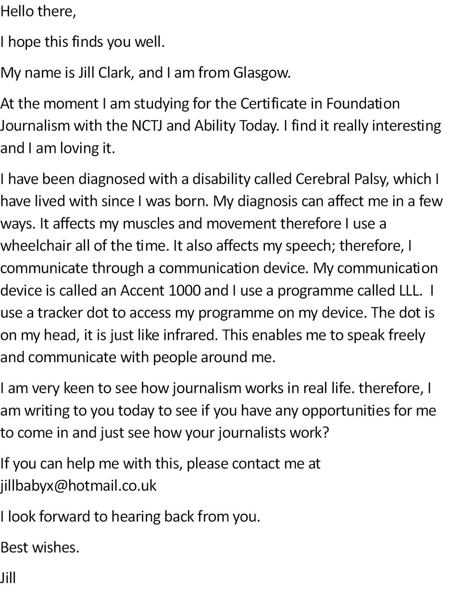 if you know somebody who works in #journalism  please share. thankyou