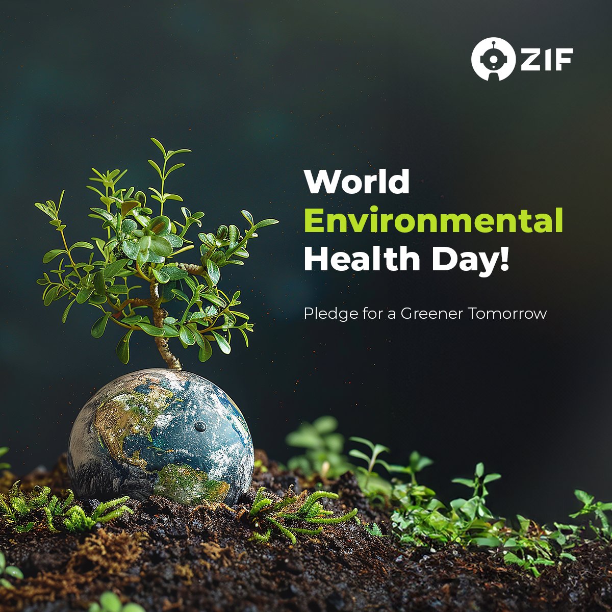 ZIF_AI's tweet photo. On World Environmental Health Day, let's commit to safeguarding our planet and ensuring healthier, sustainable environments for future generations. https://t.co/a8VXl5bme0