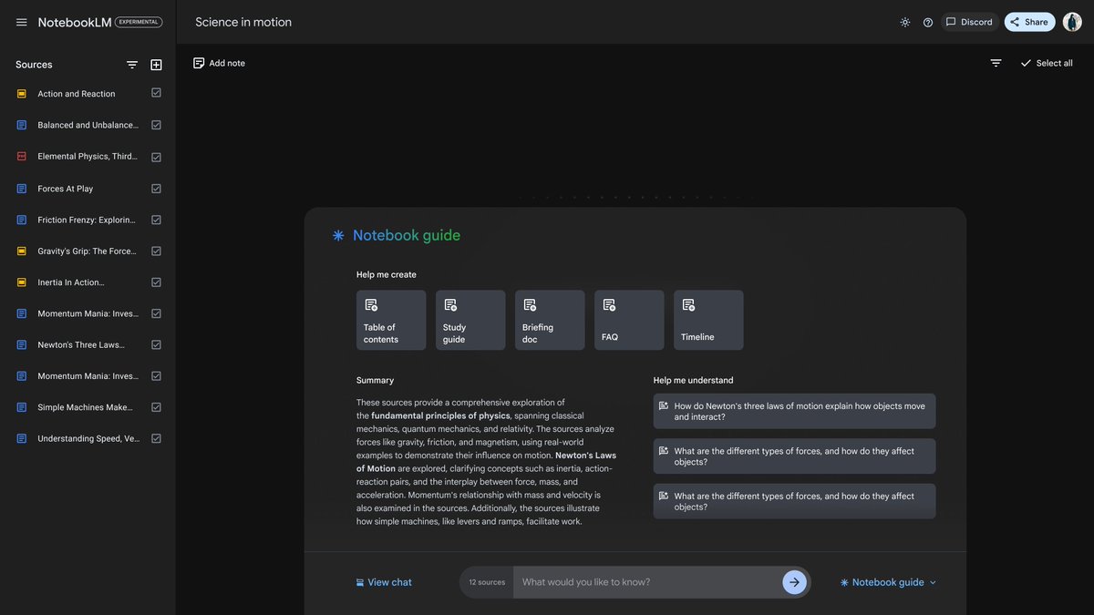 JafarNajafov's tweet image. Google's new AI tool for students is here.
NotebookLM is like having a personal tutor 24/7.
Here's why every student needs to try it ↓