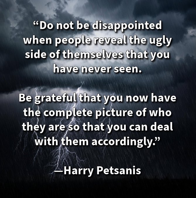 harrypetsanis's tweet photo. “Do not be disappointed when people reveal the ugly side of themselves that you have never seen.
Be grateful that you now have the complete picture of who they are so that you can deal with them accordingly.”
—Harry Petsanis
#RevealingTrueColors
#CompletePicture
#DealingWithTruth
#PersonalClarity
#LifeCoach
#Mindset
#MindsetCoach
#MindsetMentalist
“Embracing the Truth Behind the Mask” by Harry Petsanis, Mindset Coach