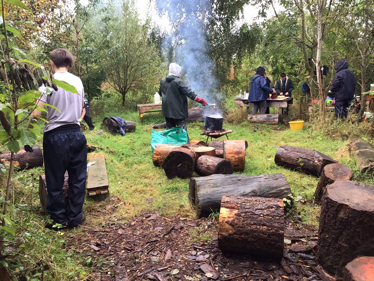 TirMorfa's tweet photo. Cooking dumpling, vegetable and quorn stew today alongside great team work redeveloping the forest school circle #ytmfam #ytmwellb #ytmHCI @ForestSchools https://t.co/VktlVOT2wP