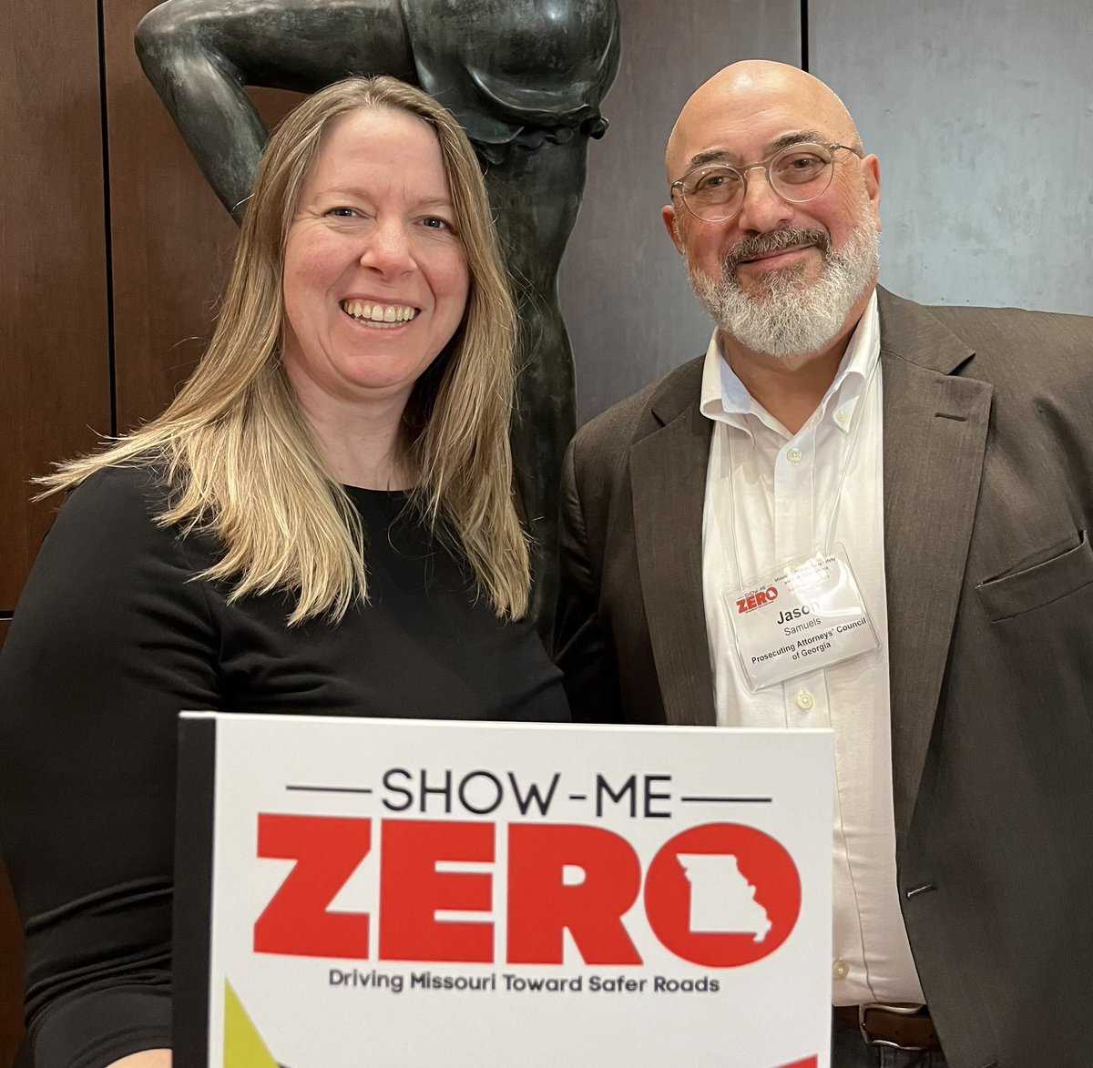 Jason Samuels hit the road again but this time stopping in Missouri for the 2024 Highway Safety &amp; Traffic Conference. Jason presented alongside Erin Inman, Director of the National Law Center, on the topic of Town and Country: A Tale of Two Crashes. Great event!

#GAprosecutors
