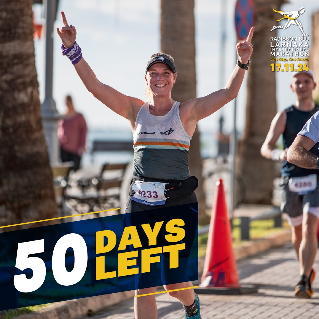 Less than 𝟐 𝐦𝐨𝐧𝐭𝐡𝐬 to lace up your shoes and hit the road to train for the biggest sports celebration!

Your winning spot is waiting for you at bit.ly/larnakarun2024

#LarnakaRun #KeepUpTheTraining
