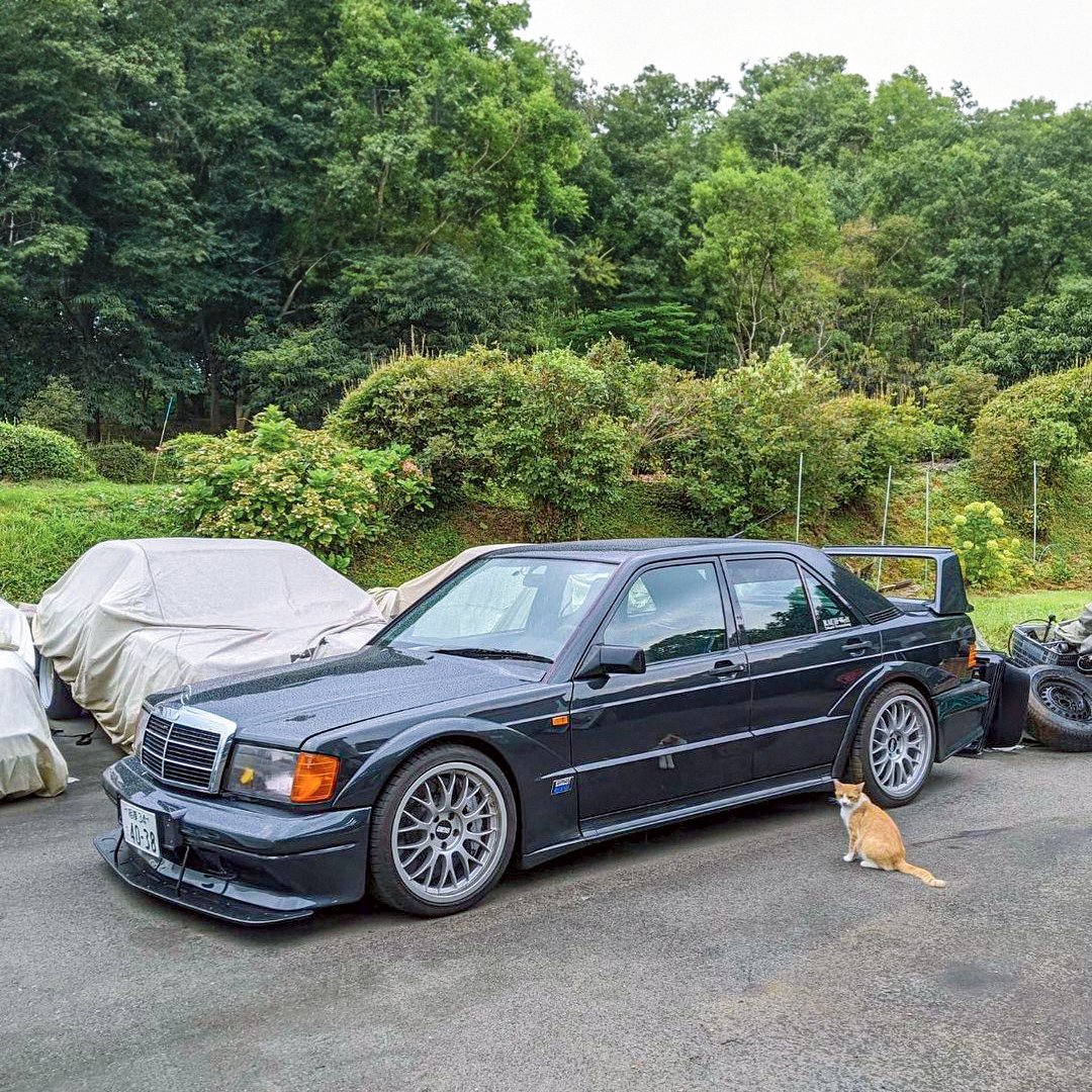 GermanCarScene's tweet photo. Mercedes-Benz 190 E 2.5-16 Evo II https://t.co/rtTWTSwgG7