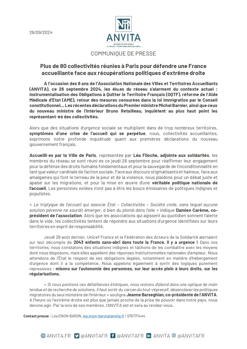 ANVITA - Villes et Territoires Accueillants tweet media